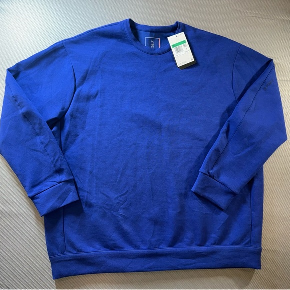 Nike 24.7 Dri-FIT Men's Training Pullover Sweatshirt Blue XL HQ6964-455